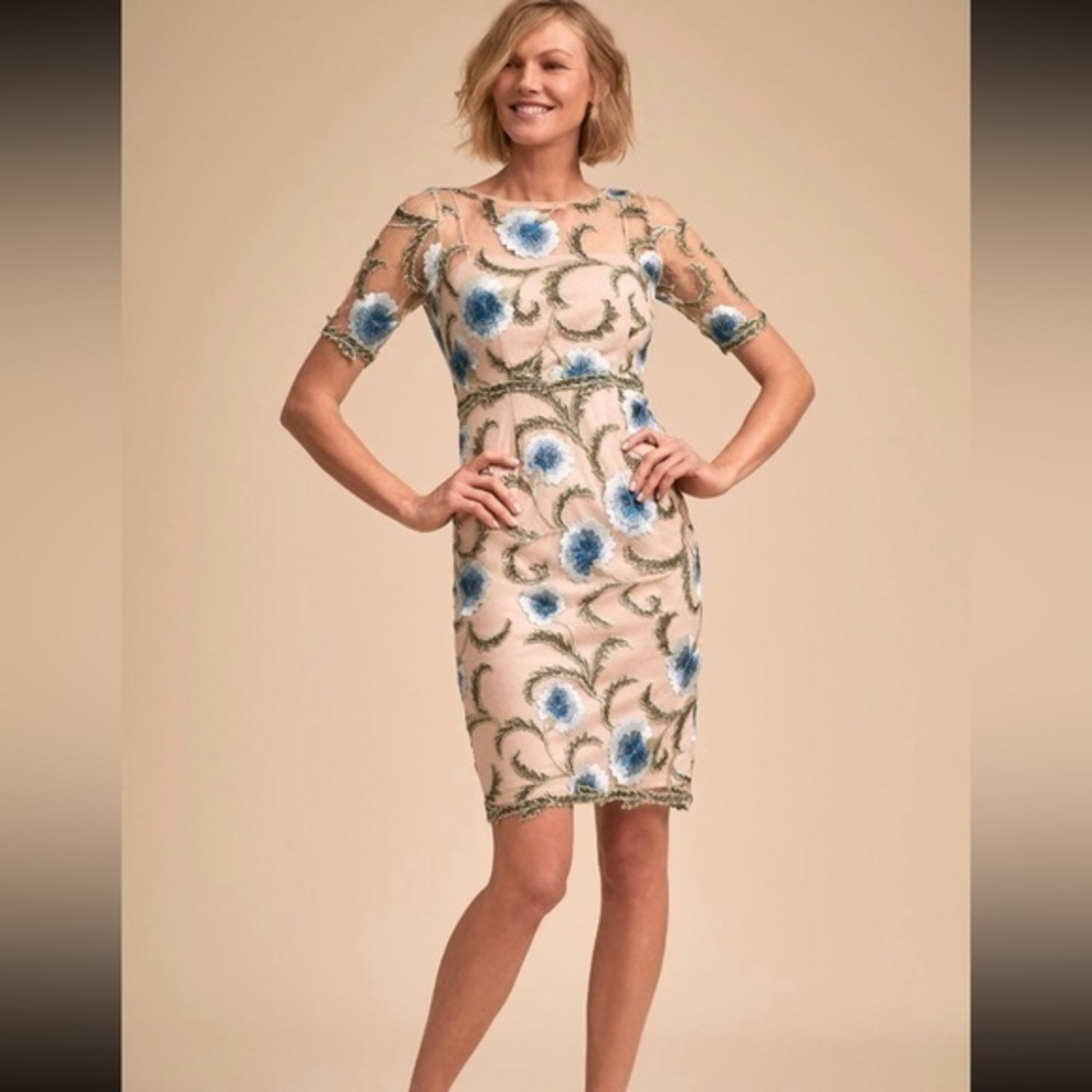 New BHLDN Anthropologie Adrianna Papell Serenity floral Dress size 14‎